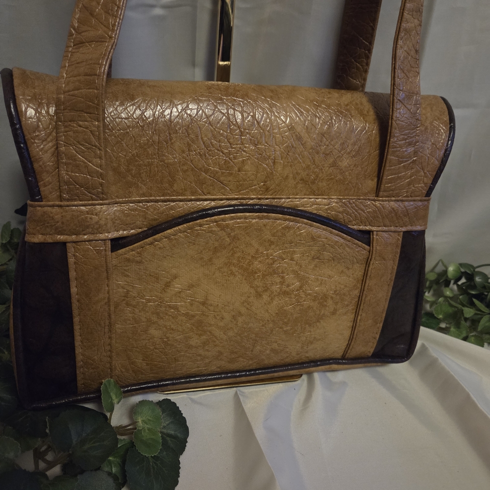 Langston’s House of Purses RARE Vintage Handmade Leather Bag Set wWallet & Pouch - Picture 9 of 14